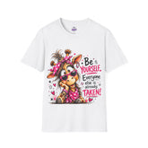 Be Yourself Giraffe T-Shirt – Cute Inspirational Graphic Tee