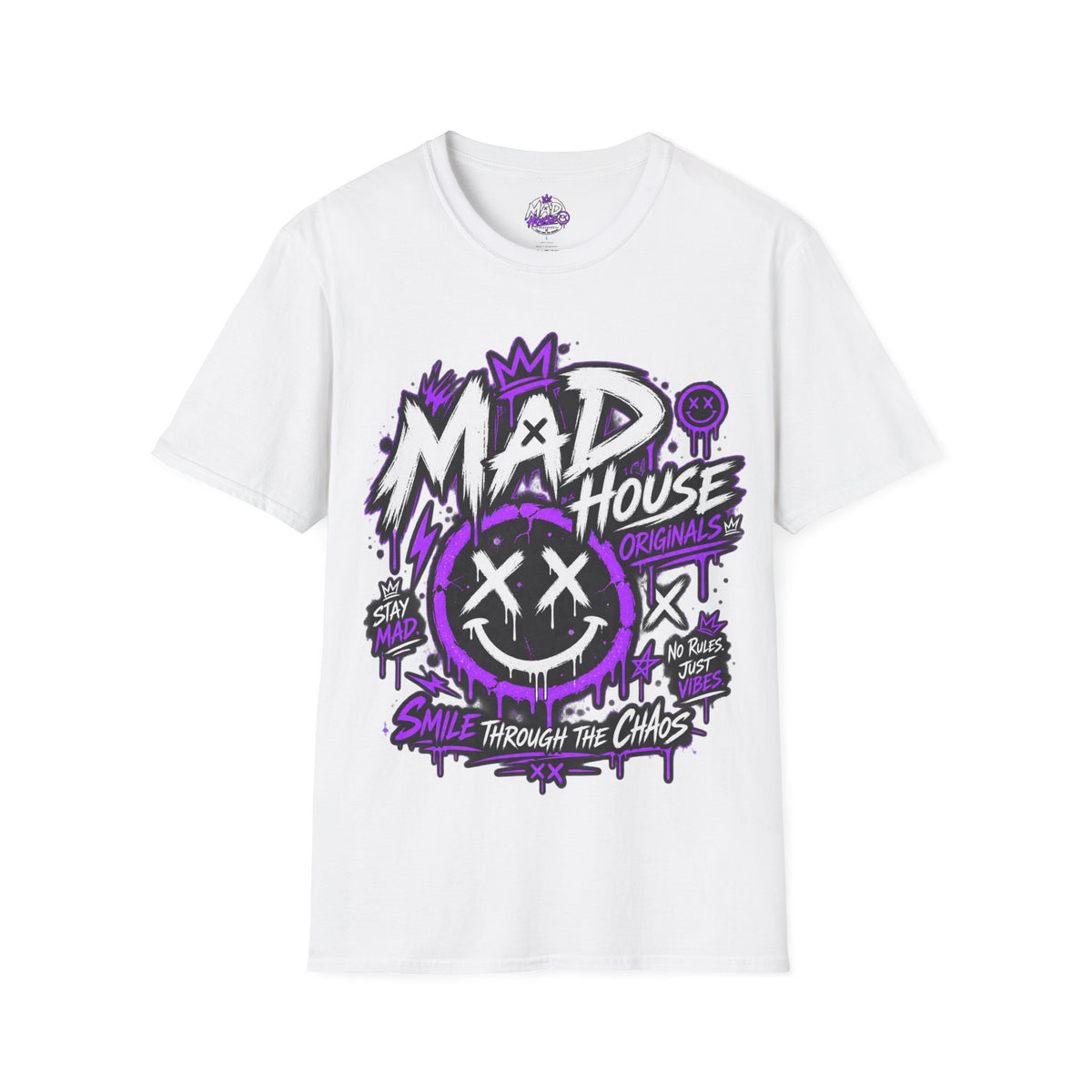 Mad House Originals “Smile Through the Chaos” Tee