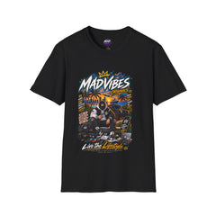 Mad Vibes Graphic T-Shirt — Retro Palm Sunset Streetwear