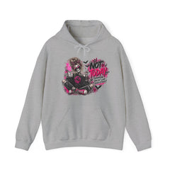 Hoodie — "Not Today" Punk Sloth Graphic Hoodie