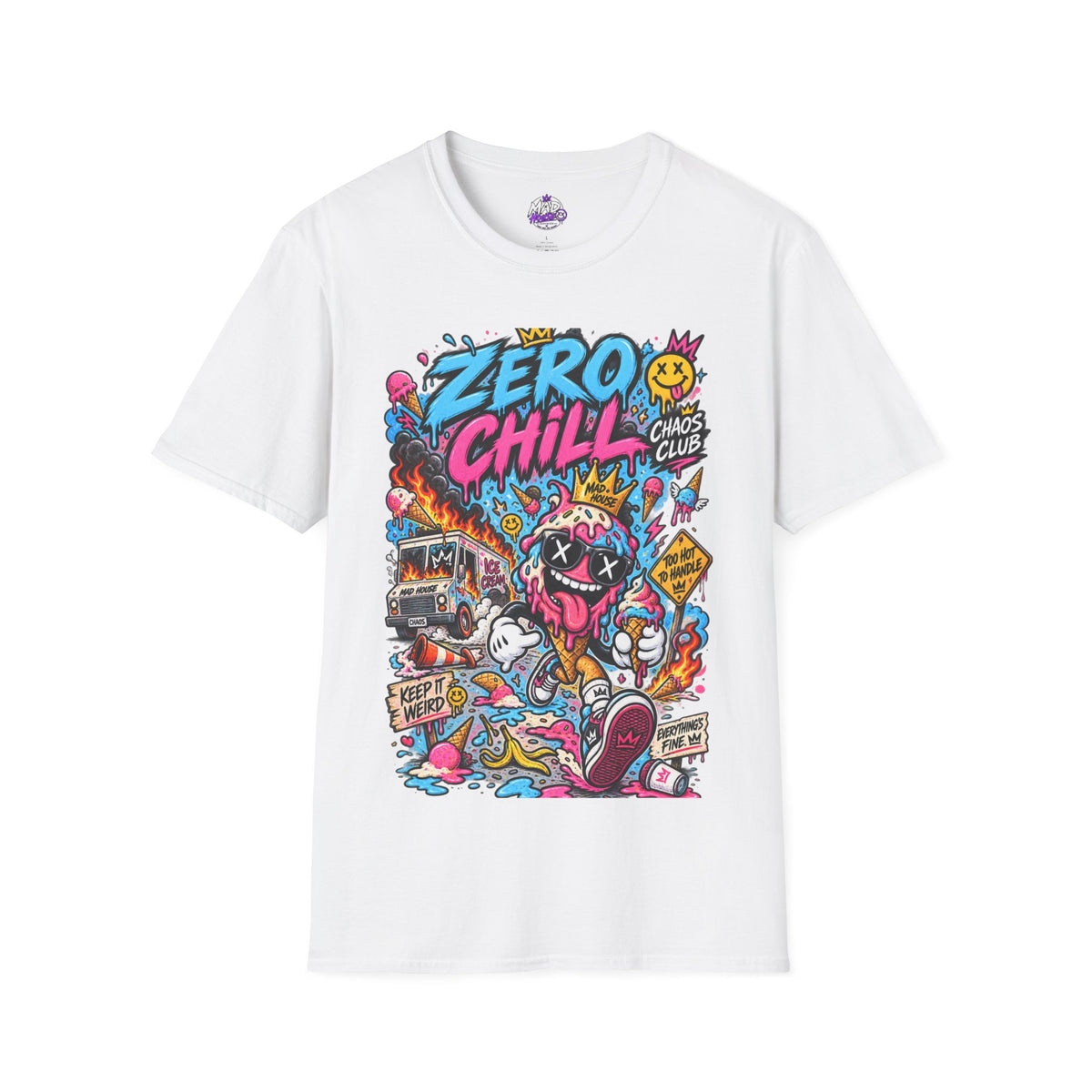 Chaos Club “Zero Chill” Unisex Tee