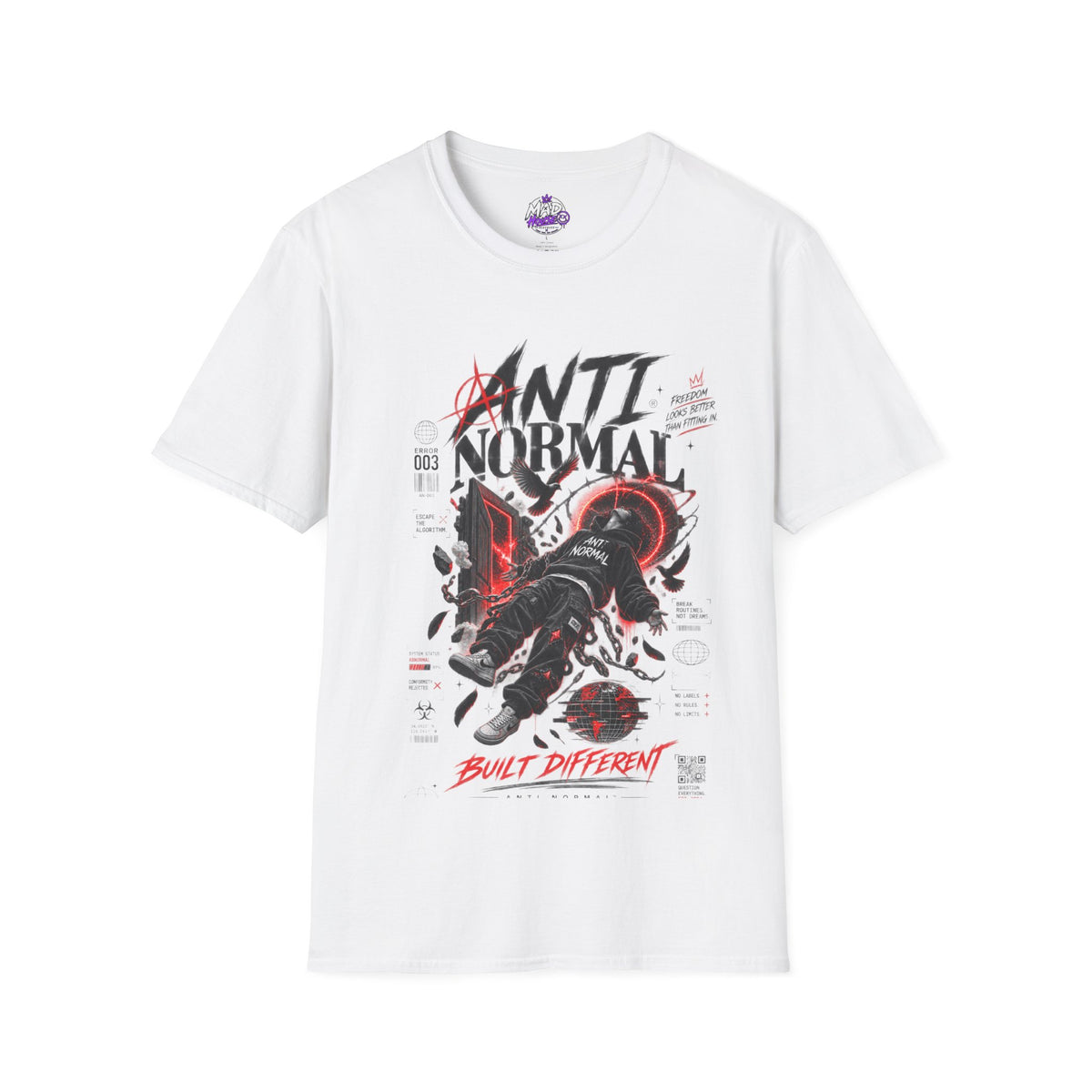 ANTI NORMAL — Break the Algorithm Unisex tee