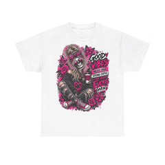 Skull Girl "Good Vibes" Graphic Tee