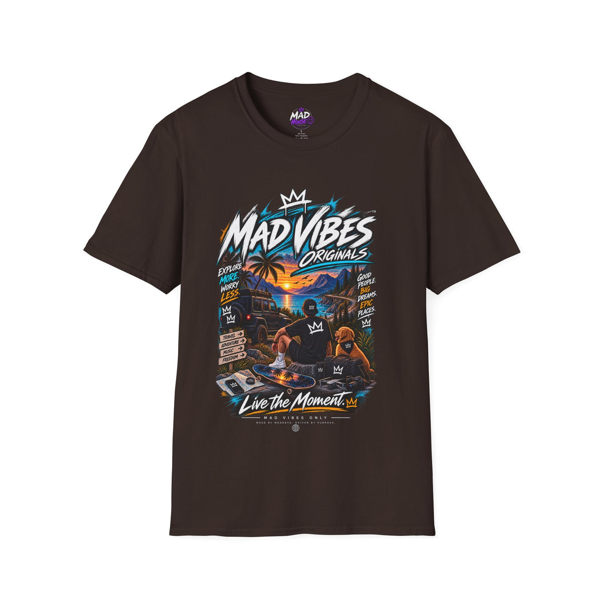 MAD VIBES — Live the Moment Unisex Tee