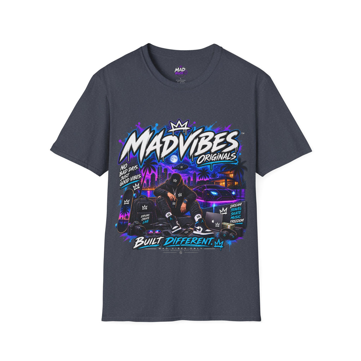 MAD VIBES — Built Different Unisex Tee